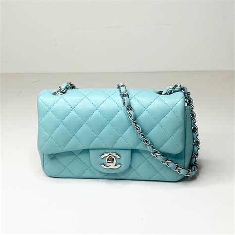 chanel blue bag|tiffany blue chanel bag.